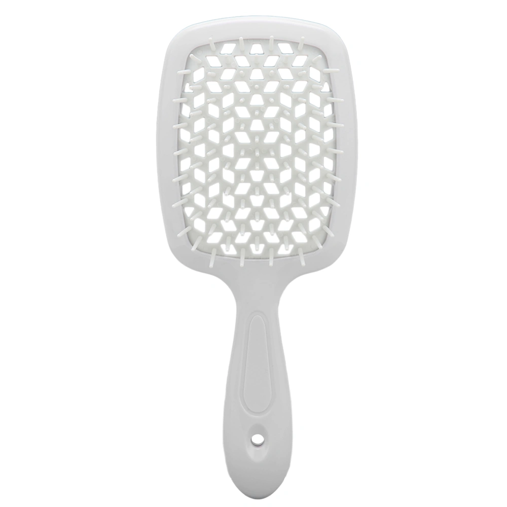 Detangler Hair Brush Massage Vented Fast Blow Drying Curl Comb for Curly Wet Dry Hair White