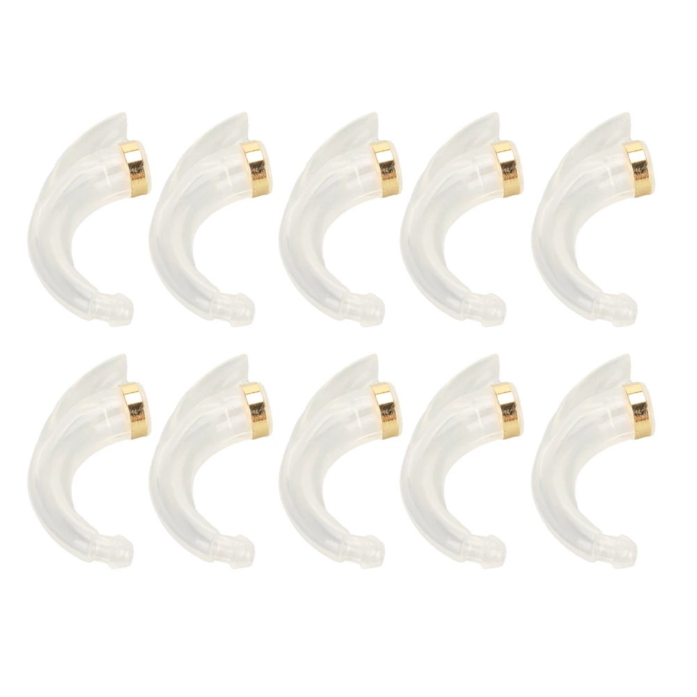 10Pcs Hearing Aid Ear Hook Perfect Fit Ergonomic PP Replacement Hearing Aid Hook for Hearing Aids Parts Accessory