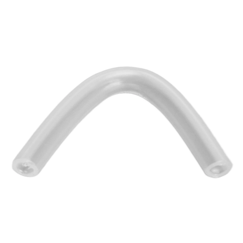 10pcs Hearing Aid Tube V Shaped Transparent Replacement PVC Sound Tube for Hearing Aid Headphones