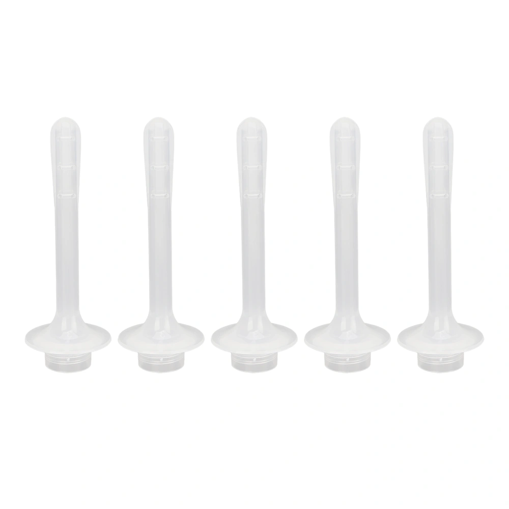 Vaginal Douche Nozzle Replacement Portable Plastic Douche Cleaner Parts for Women Home 5pcs