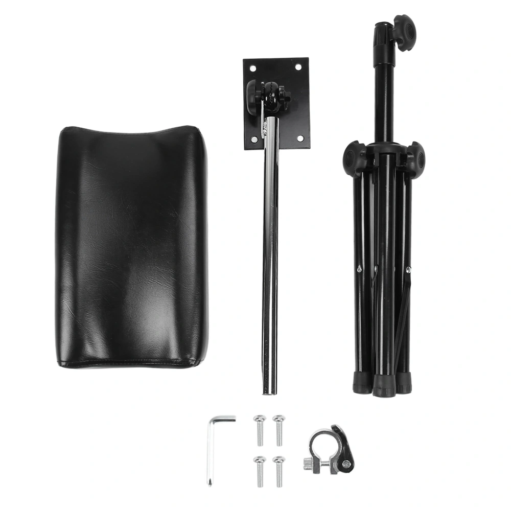 Tattoo Armrest Stand Angle Height Adjust Tripod Base PU Surfaces Arm Rest for Tattoo Shops