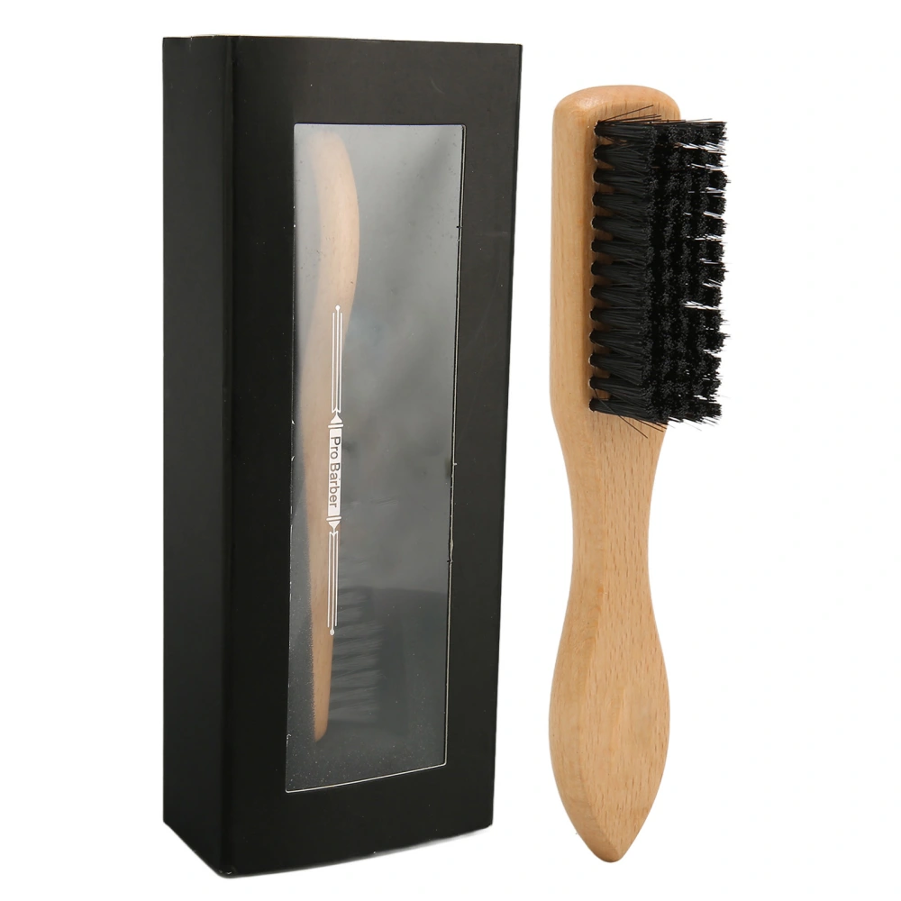 Beard Grooming Brush Straightens and Promotes Beard Growth Nylon Bristles Wooden Beard Brush for Men Beard Care