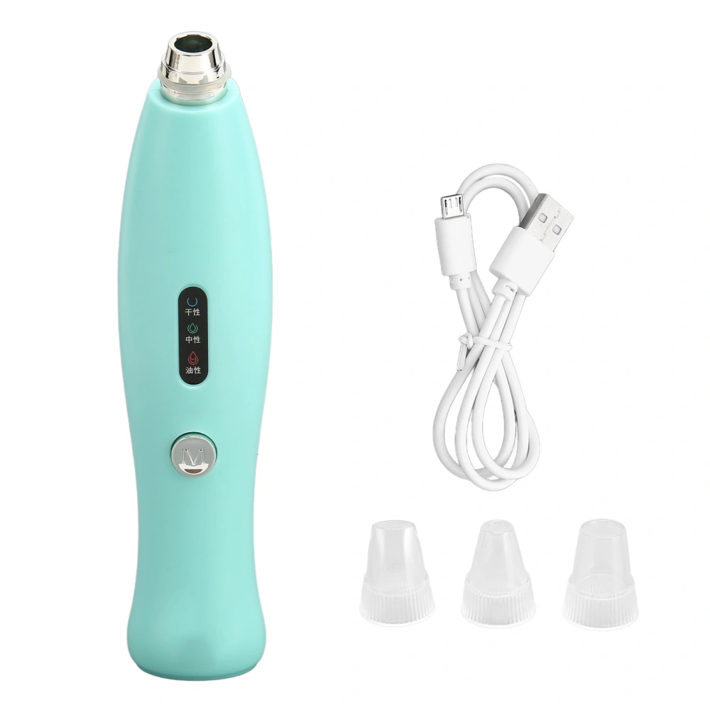 Electric Vacuum Blackhead Remover 3 Levels USB Rechargeable Pore Cleaner LED Display Facial Blackhead Removal Machine