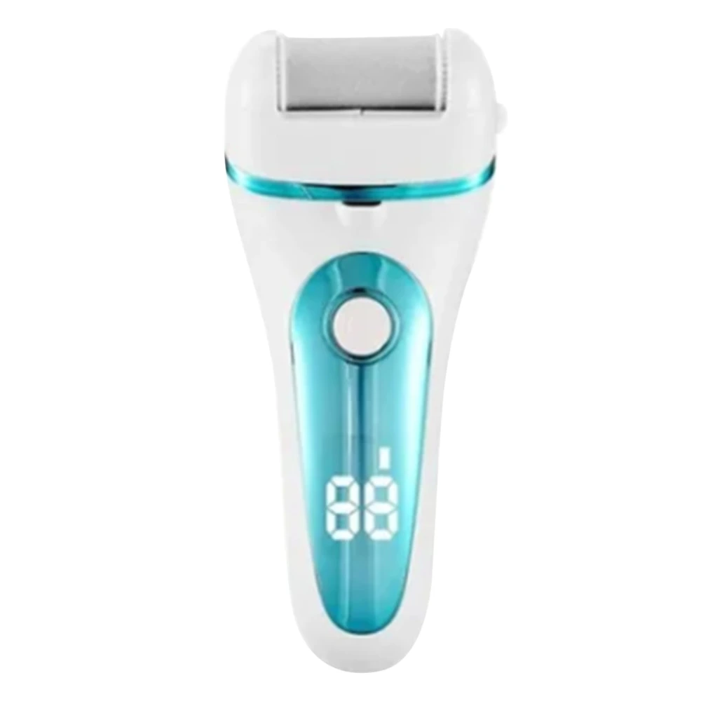 Electric Foot Callus Remover Dead Skin Removal Digital Display Waterproof Feet File Pedicure Tools Blue