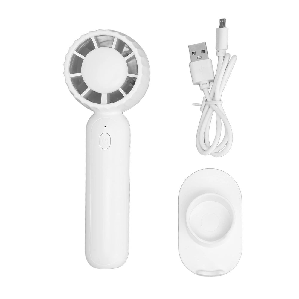 Eyelashes Dryer Fan Portable USB Rechargeable Handheld 3 Gears Adjustable Mini Eyelash Extension Fan Blower for Manicure White