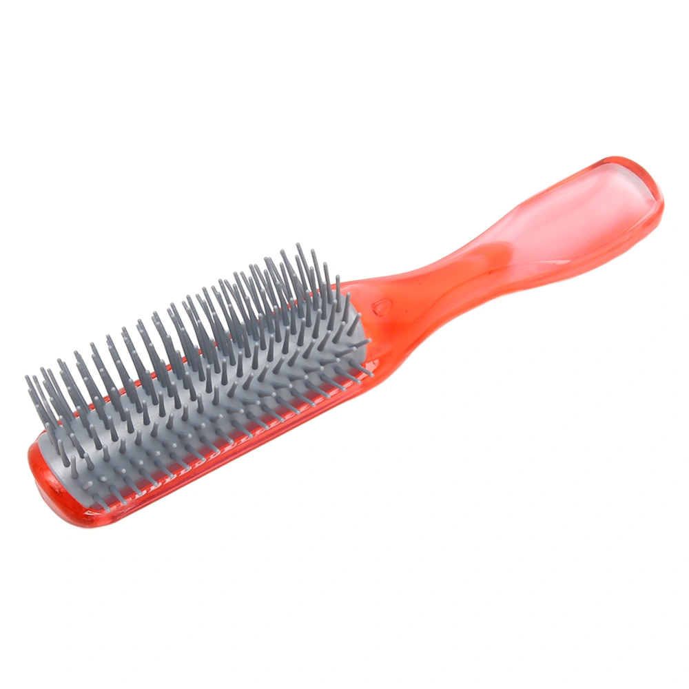 9 Row Cushion Brush Hair Detangling Professional Shaping Row Styling Brush for Curly Hair