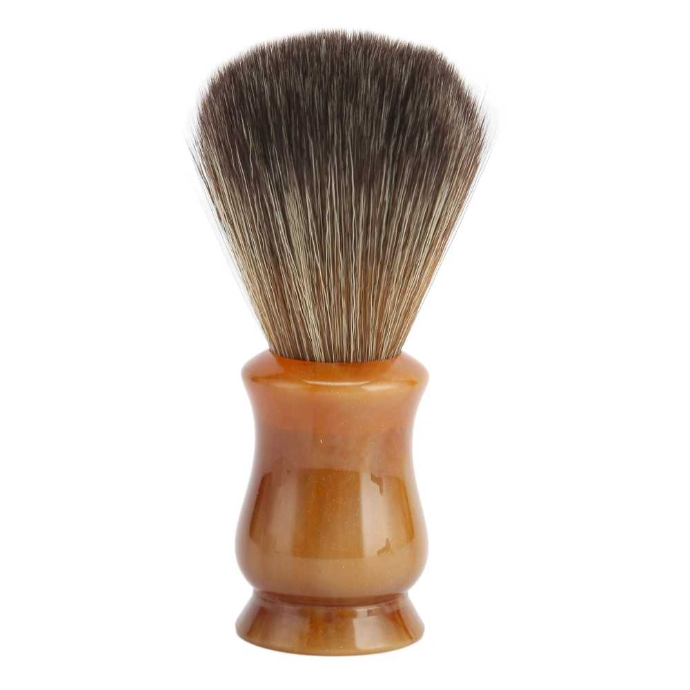 Portable Beard Brush Men Shaving Foam Brush Quick Drying Imitation Bristle Beard Cleaning Brush