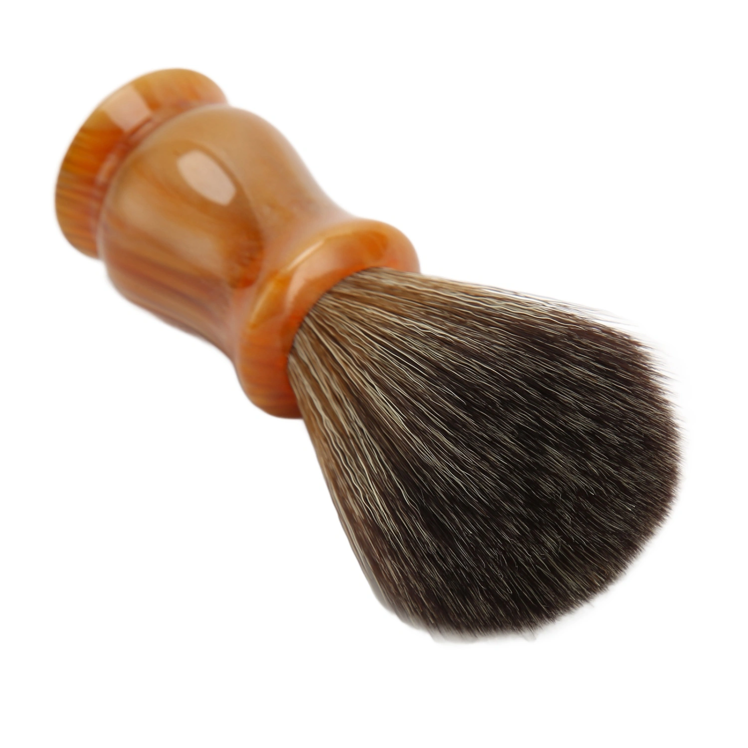 Portable Beard Brush Men Shaving Foam Brush Quick Drying Imitation Bristle Beard Cleaning Brush