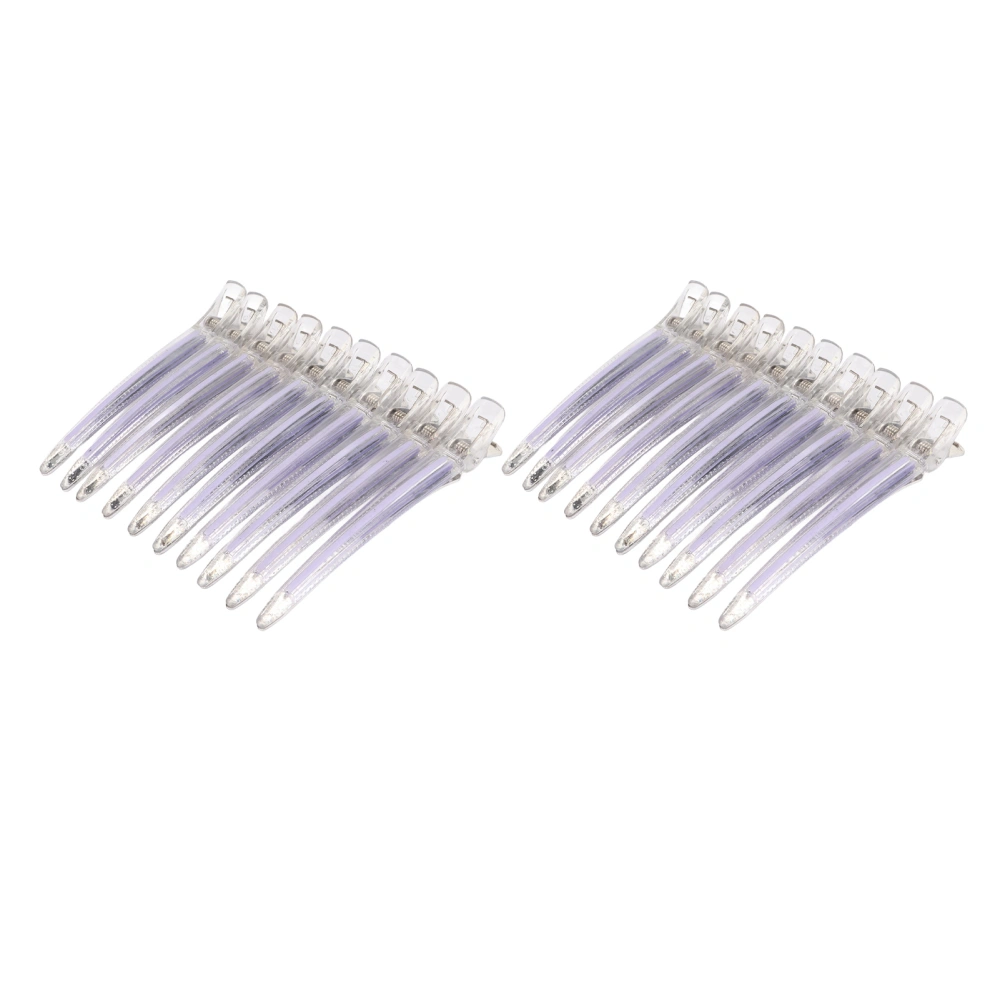 20Pcs Hair Sectioning Clip Perm Fixing Clip Haircut Hairdressing Hair Positioning Clamp for Home