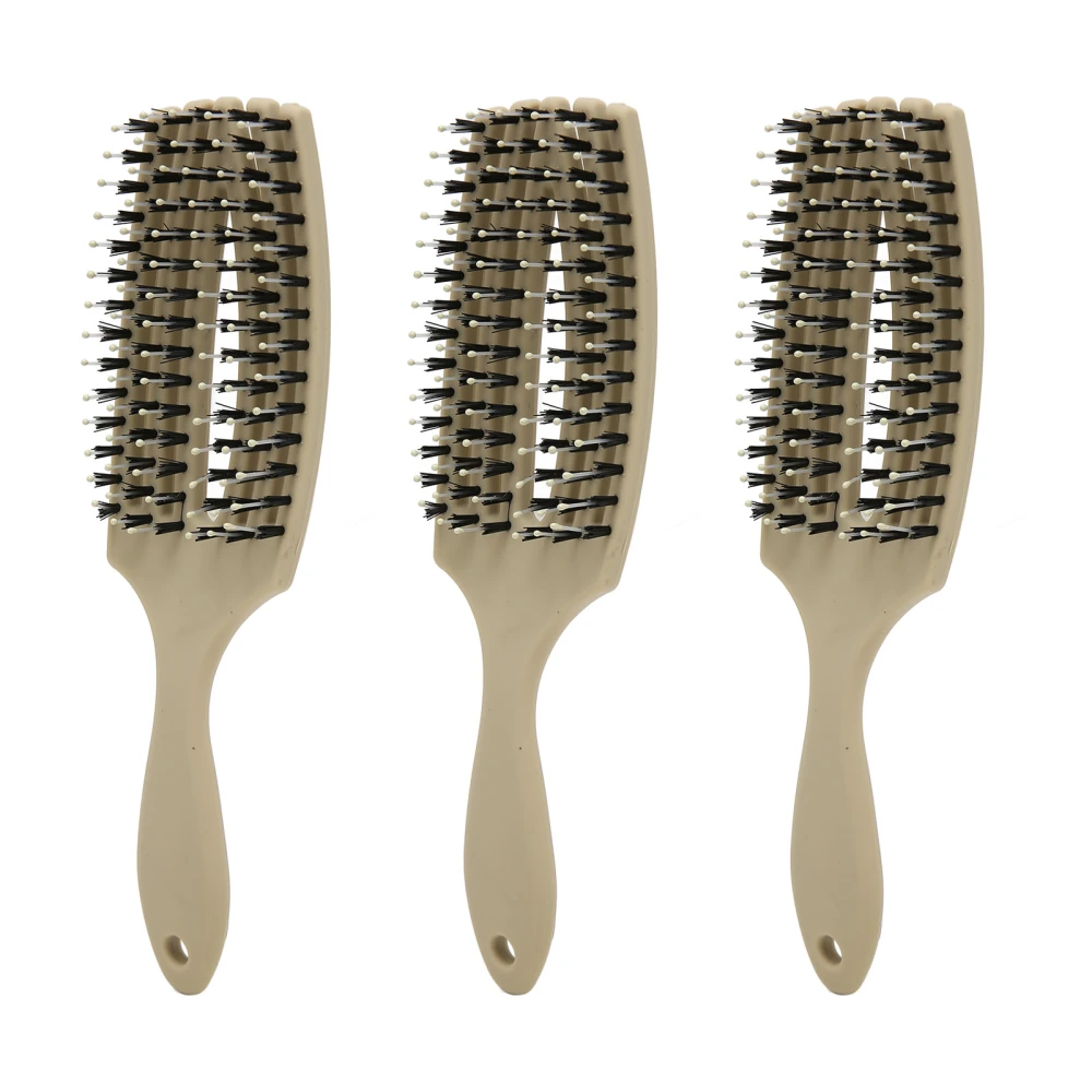 3PCs Hair Brush Comb Massage Scalp Relieve Pressure Hairdressing Comb Set Fit for Household Hair Salon