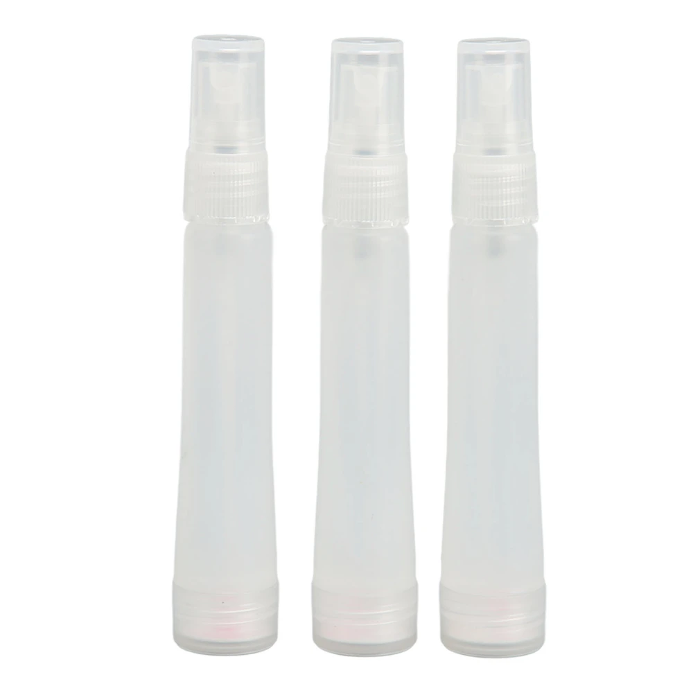 3 Pack Clear Perfume Spray Bottle 10ml Refillable Fine Mist Empty Sample Portable Perfume Atomizer