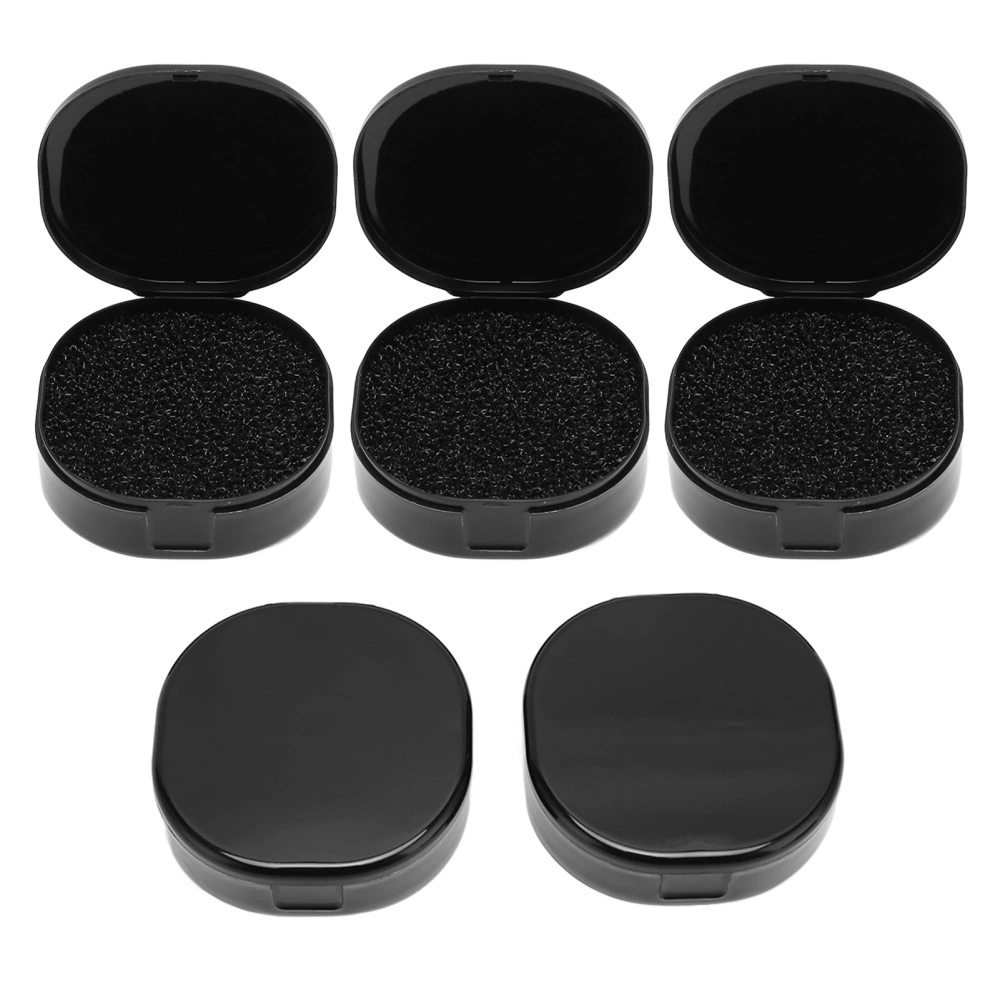 5pcs Makeup Brush Cleaner Sponge Set Professional Portable Eyeshadow Brush Color Removal Cleaner Sponge