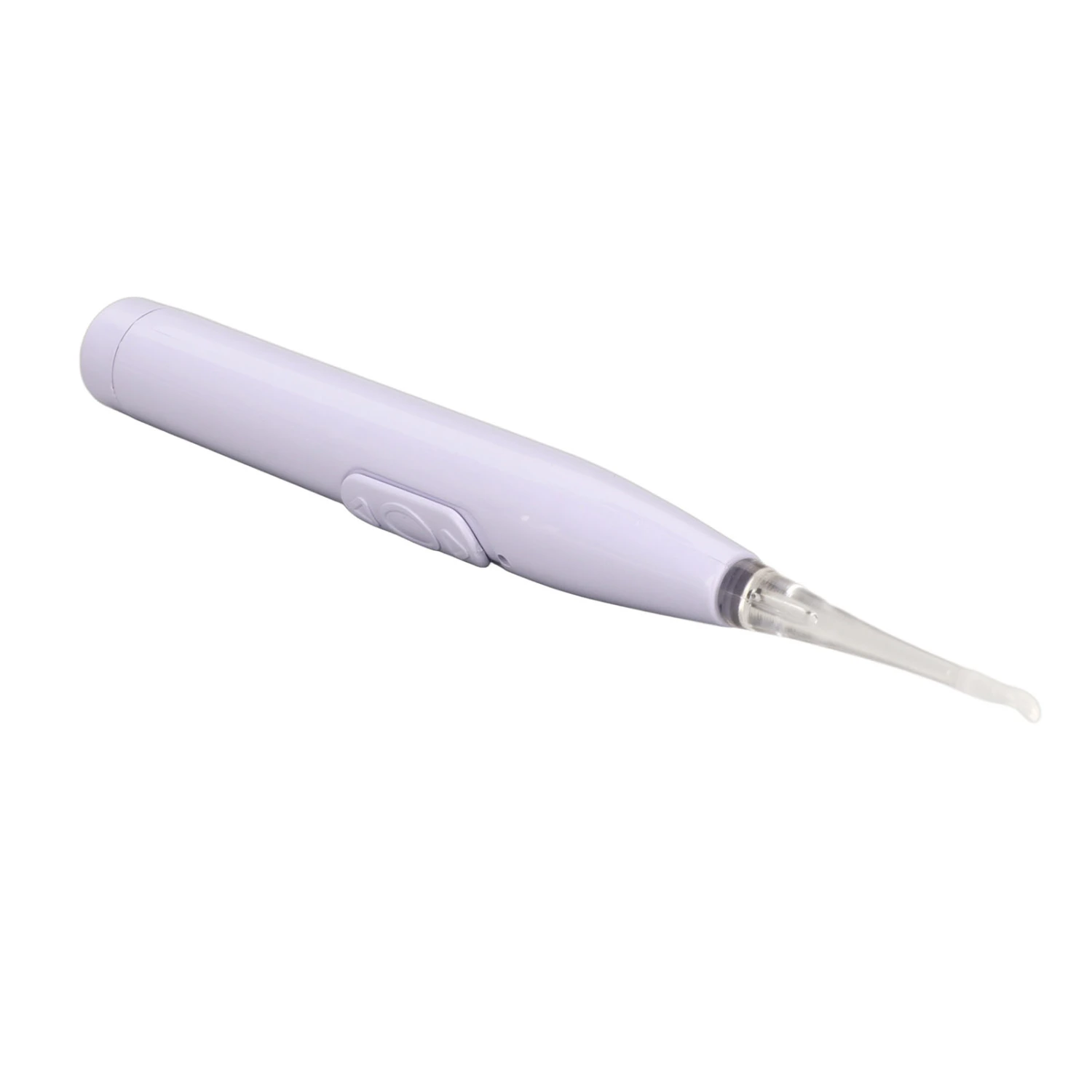 Kids Ear Wax Removal Spoon USB Rechargeable Safe Flashlight Round Tip LED Ear Pick Spoon with Storage Case Purple