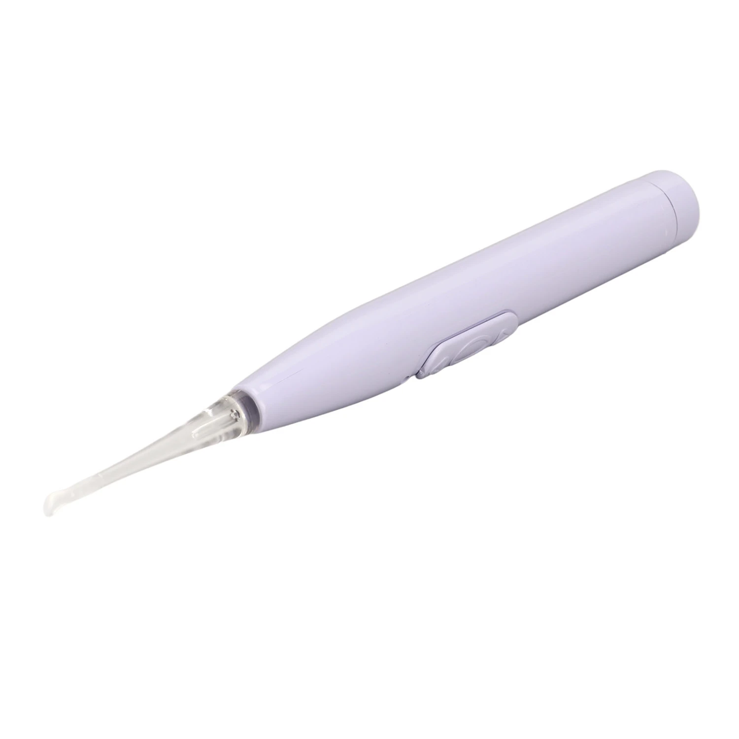 Kids Ear Wax Removal Spoon USB Rechargeable Safe Flashlight Round Tip LED Ear Pick Spoon with Storage Case Purple