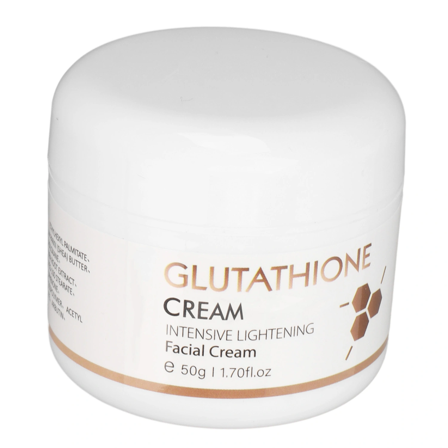 Glutathione Whitening Cream Firming Skin Care Prevent Aging Moisturizing Skin Brightener Cream 1.70oz