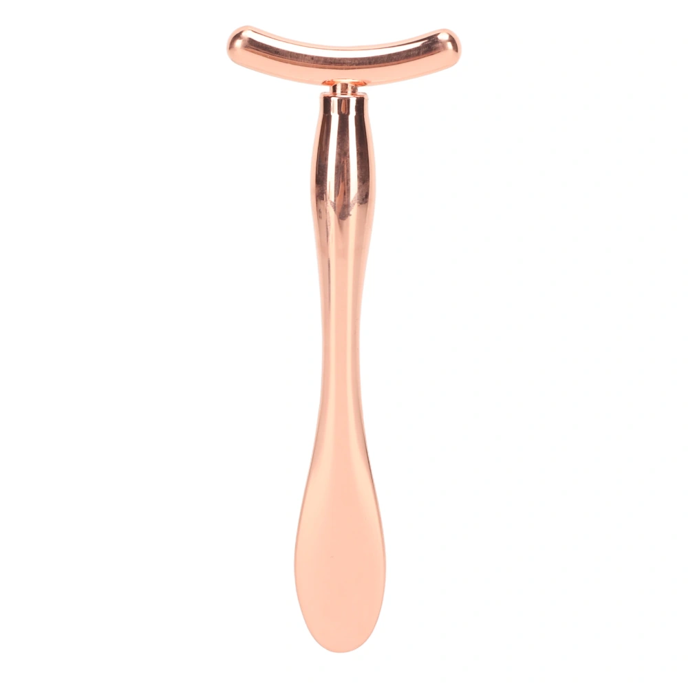 Eye Cream Applicator Rose Gold T Shape Scoop Dual Head Promote Absorption Reduce Edema Eye Cream Massage Wand Stick