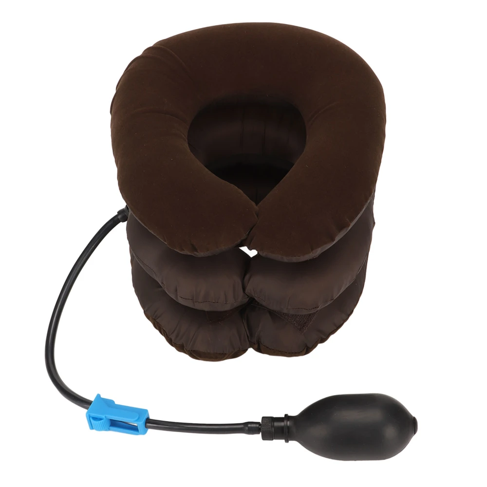 Neck Support Traction Device Inflatable Reduce Pressure Cervical Stretching Corrective Device