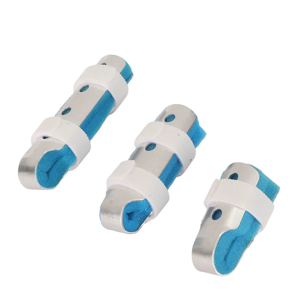 3PCS Finger Splints Lightweight Aluminum Alloy Sponge S M L Broken Finger Protector for Fracture