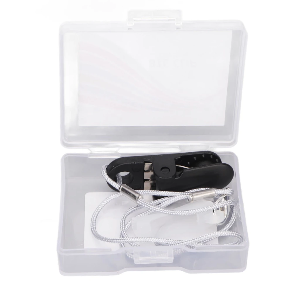 Black Sound Aid Clip BTE A312 Fashionable Hanging Portable Grey Sound Amplifier Lanyard for Elderly S Monaural