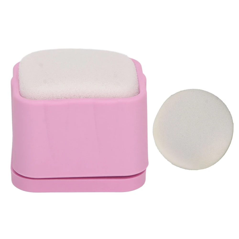 Dental Endo Cleaning Stand Square Shape Heat Resistance Accessory Endo Sponge Stand for Dentists Pink