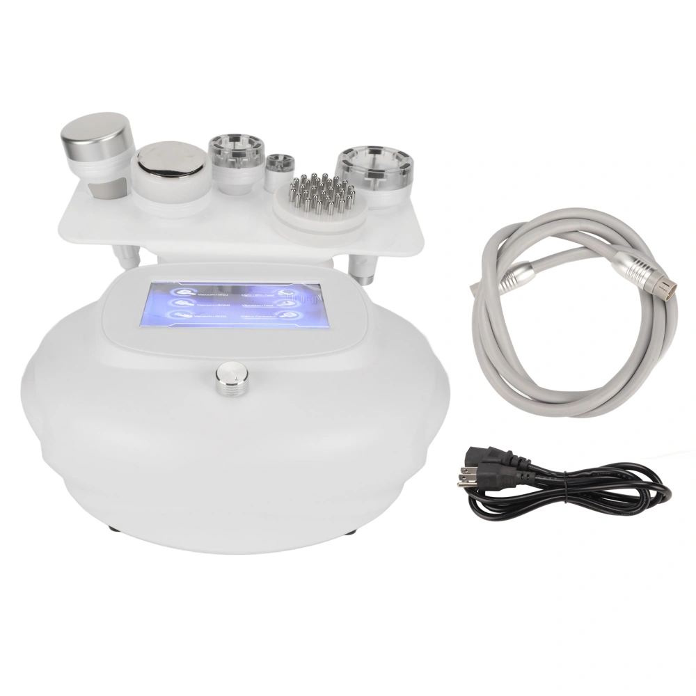 6 in 1 RF 40K Vacuum Body Slimming Machine 5D Skin Tightening Prevent Aging Cavitation Machine 100‑240V