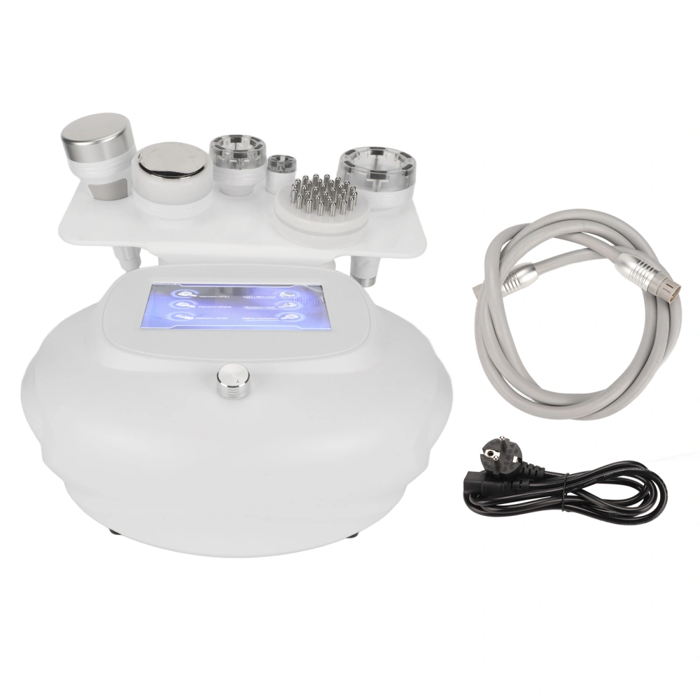 6 in 1 RF 40K Vacuum Body Slimming Machine 5D Skin Tightening Prevent Aging Cavitation Machine 100‑240V