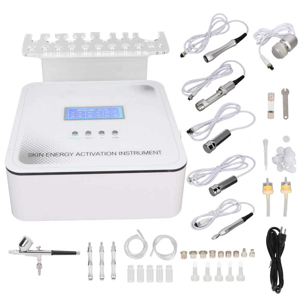 4 In1 RF Microdermabrasion Machine Skin Rejuvenation Face Lifting Wrinkle Removal Hydro Oxygen Injection Spray Machine