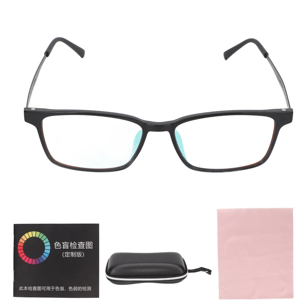 Red Green Color Blindness Glasses Men Women Black Frame Indoor Outdoor Color Blind Weakness Glasses