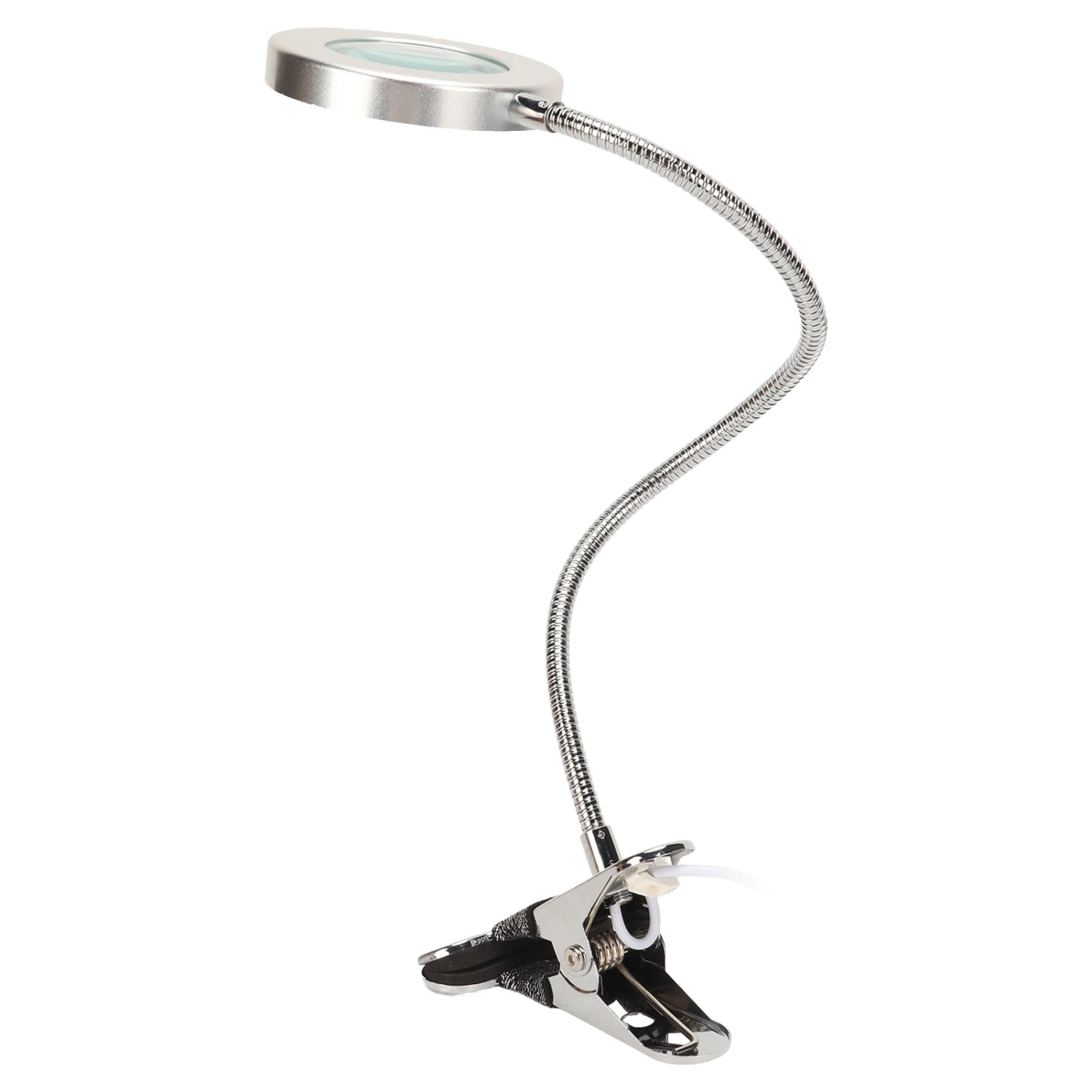 Magnifying Desk Lamp 3 Color Mode 500LX Flexible Gooseneck Eye Protection Dimmable Clamp Magnifier LED Lamp