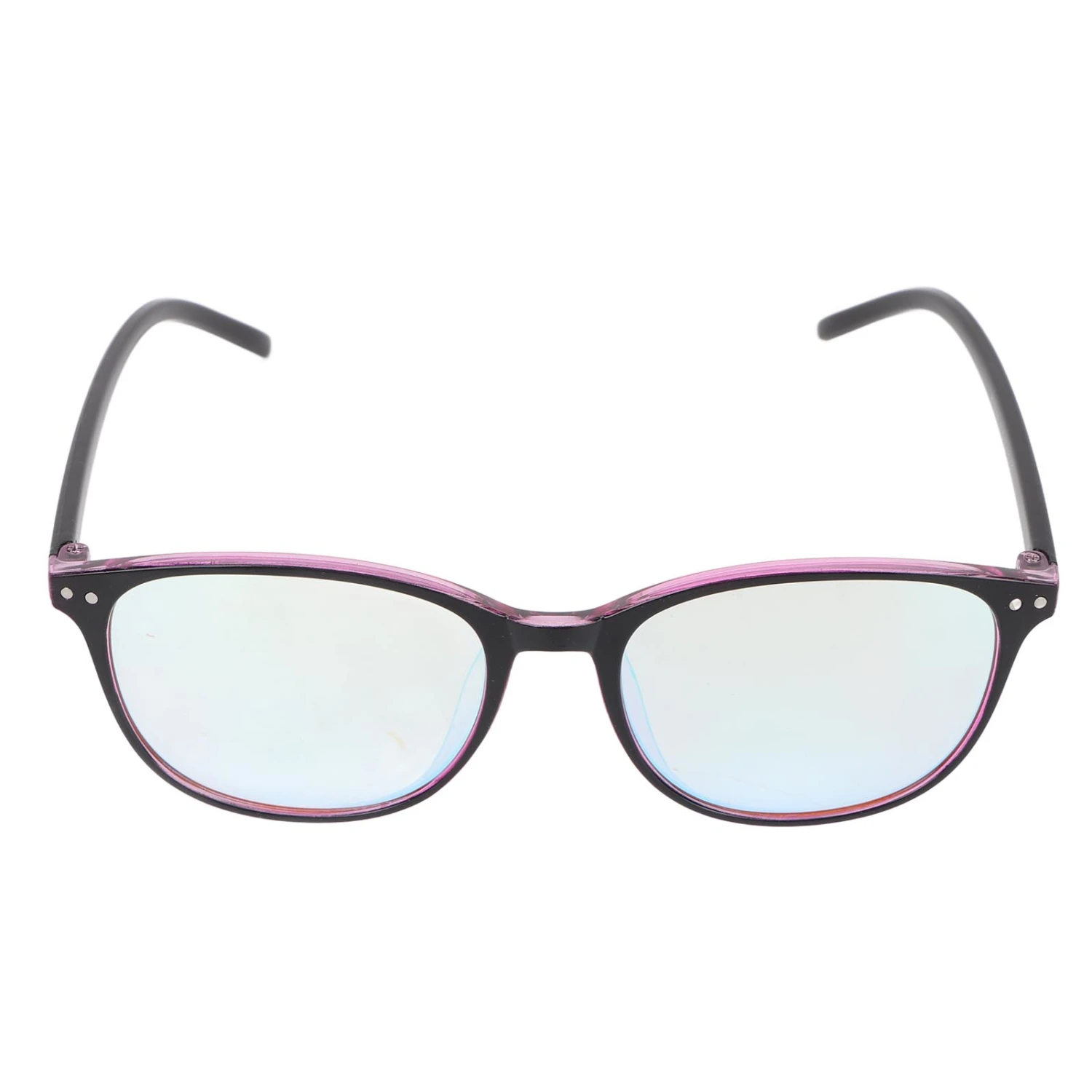 Red Green Blind Glasses Double Sided Coating UV Protection PC Resin Color Blindness Correcting Glasses Black Red Frame