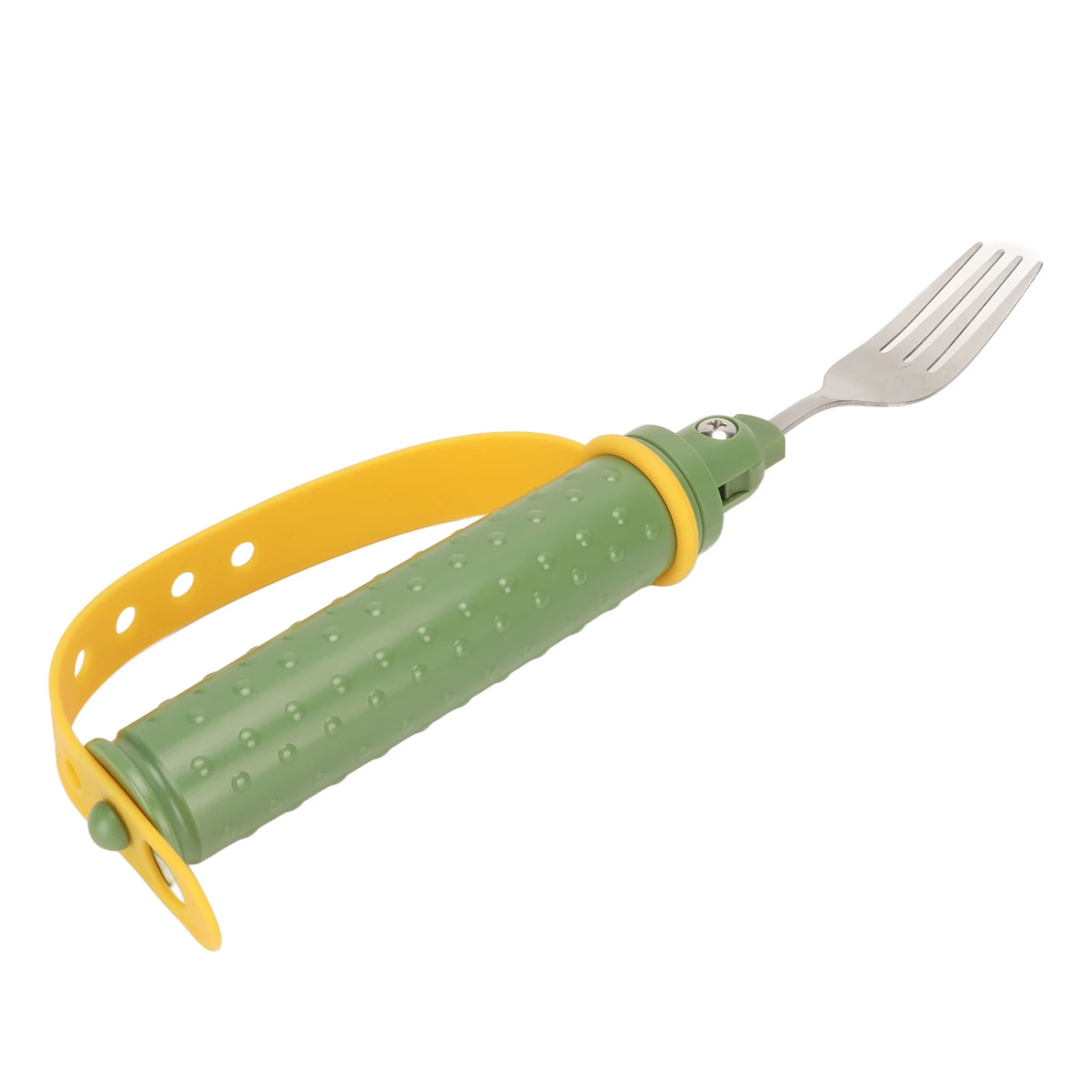Easy Grip Eating Aids Fork Adjustable Prevent Shaking Stainless Steel Adaptive Eating Aid Utensils for Elderly Hand Tremors