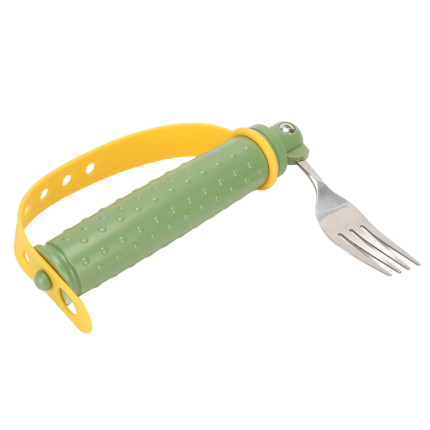 Easy Grip Eating Aids Fork Adjustable Prevent Shaking Stainless Steel Adaptive Eating Aid Utensils for Elderly Hand Tremors