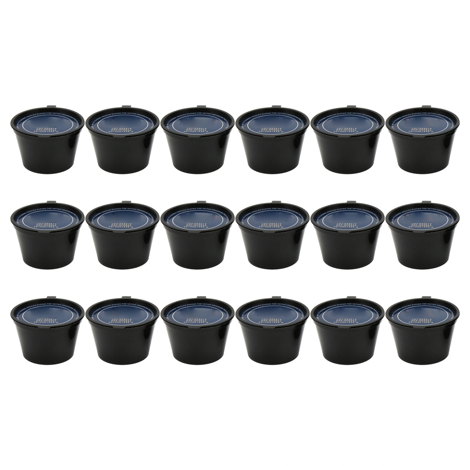 18PCS Disposable Tattoo Needle Dip Cleaning Cups Tattoo Tip Foam Rinse Cup Tattoo Clean Supplies