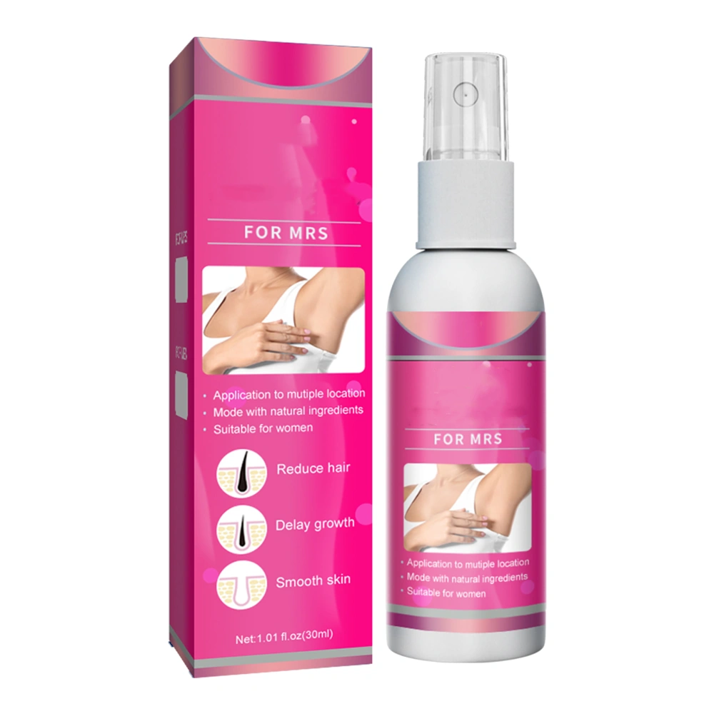 Hair Removal Spray Painless Stop Growth Gentle Portable Hair Inhibitor Spray for Leg Arm 30ml Women