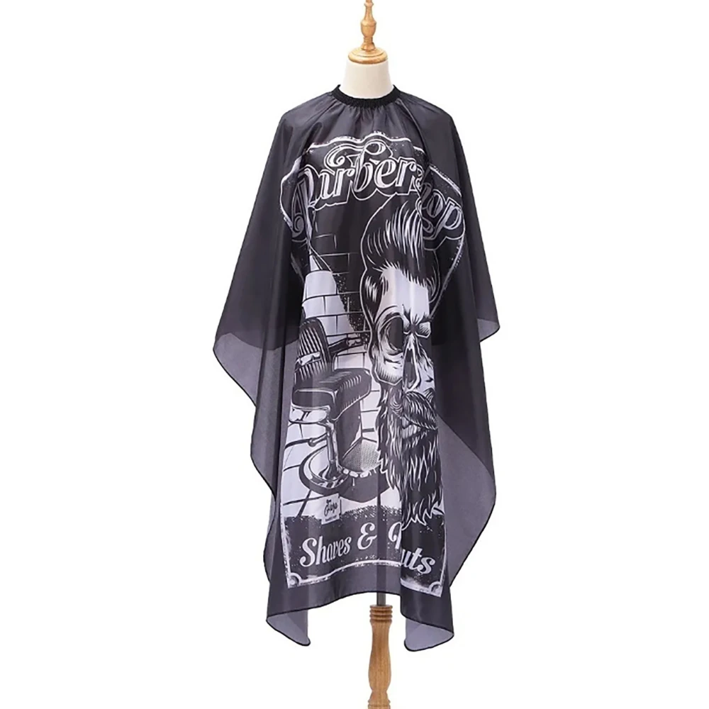 Salon Hair Cutting Cape Thin Breathable Non Stick Soft Comfortable Household Printed Haircutting Apron