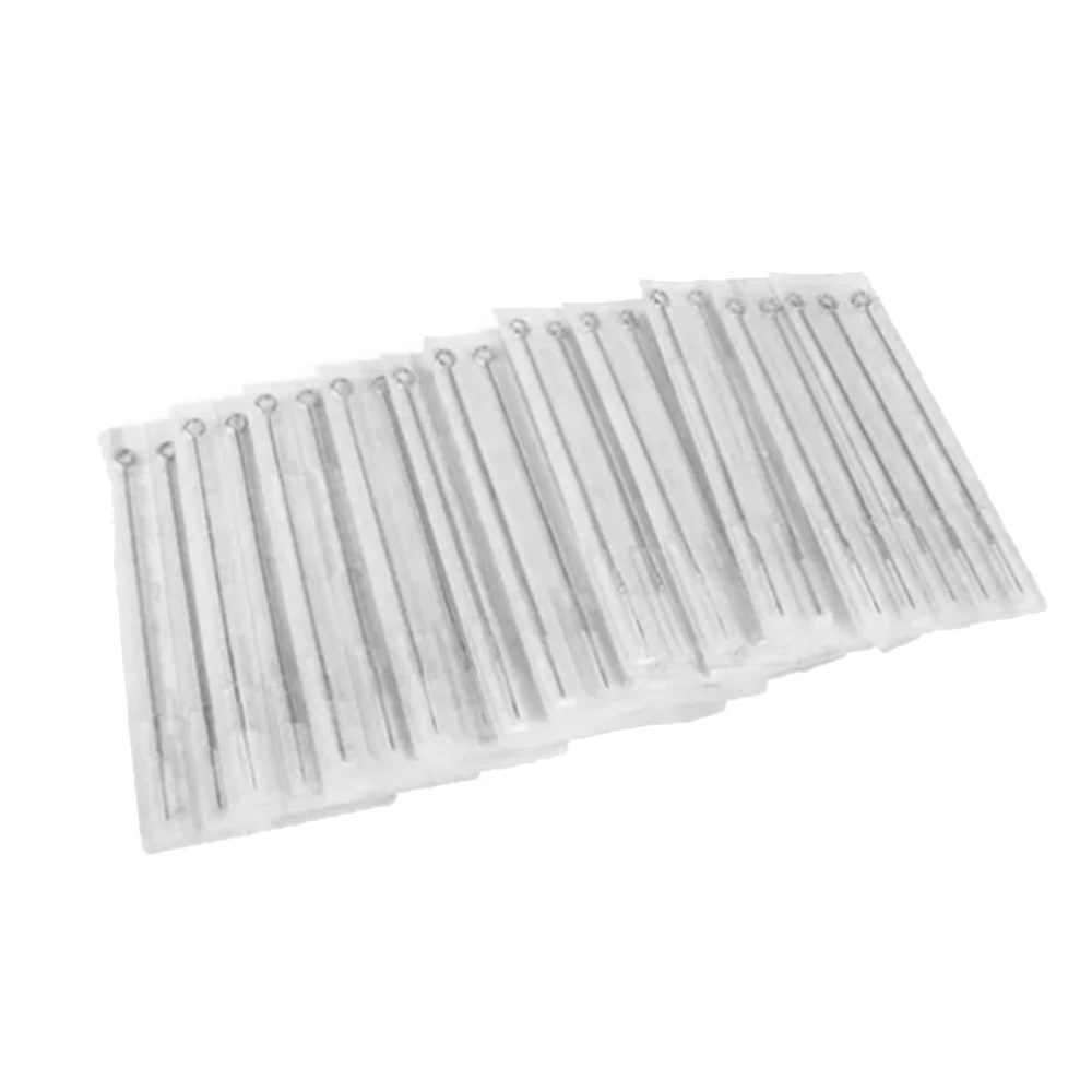 50Pcs Tattoo Needle Stainless Steel 14cm Disposable Tattoo Needle Accessory for Replacement 5RL