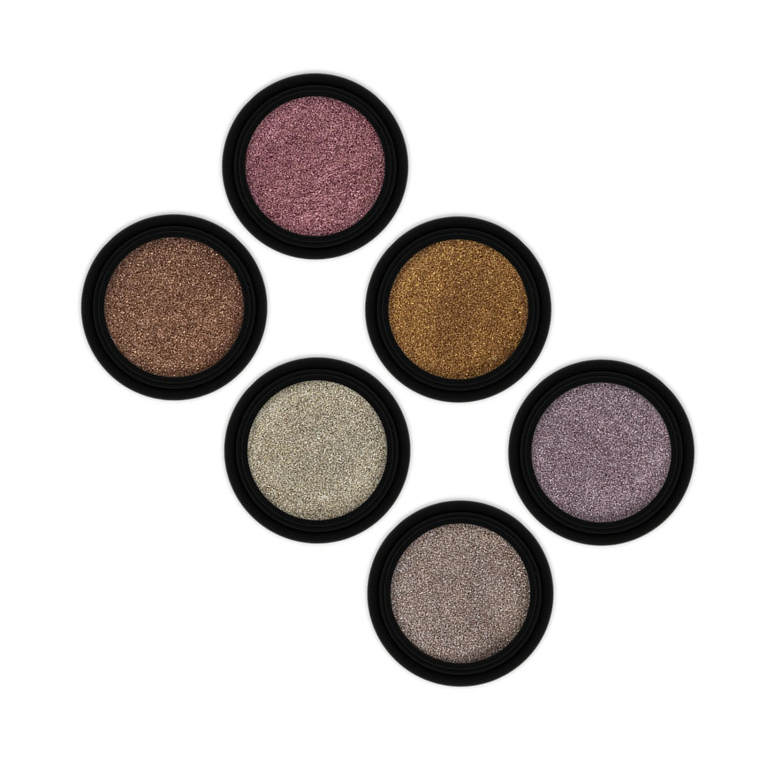 6Pcs Nail Art Powder Set 6 Colors Glitter DIY Nail Art Pigment Powder Kit for Nail Art