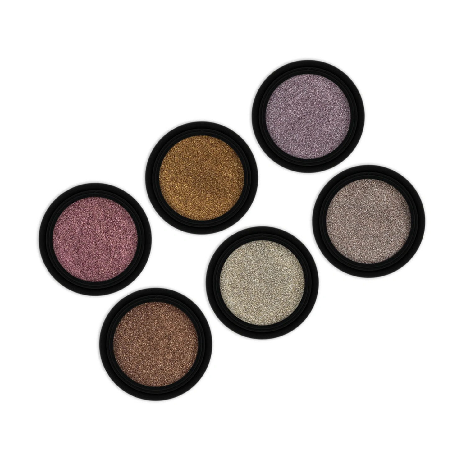 6Pcs Nail Art Powder Set 6 Colors Glitter DIY Nail Art Pigment Powder Kit for Nail Art