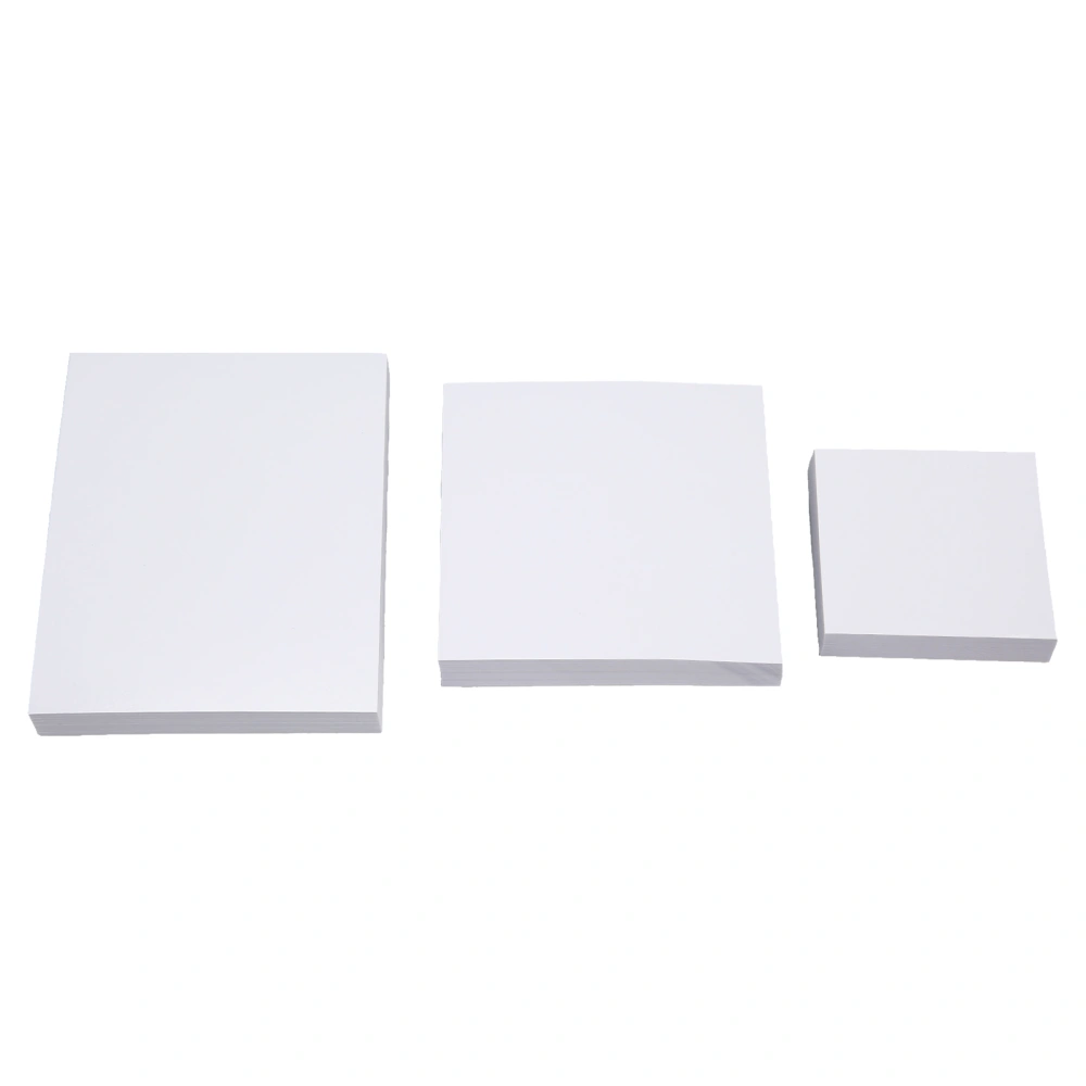 150 Sheets Nail Art Drawing Plates 3 Sizes Simple Design Waterproof Makeup Mixing Papers for Home Salon