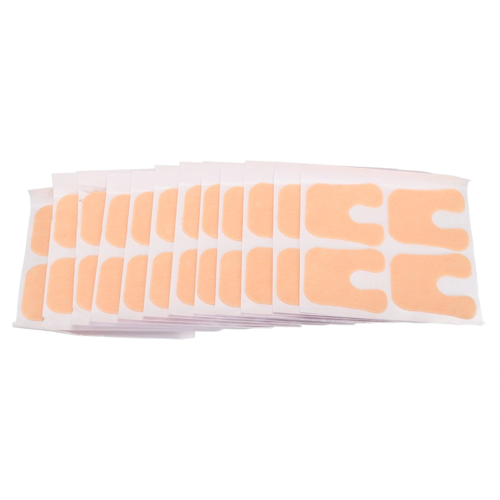 12 Sheets Felt Forefoot Cushion Self Adhesive U Shape Prevent Callus Reduce Pain Felt Insert Pads