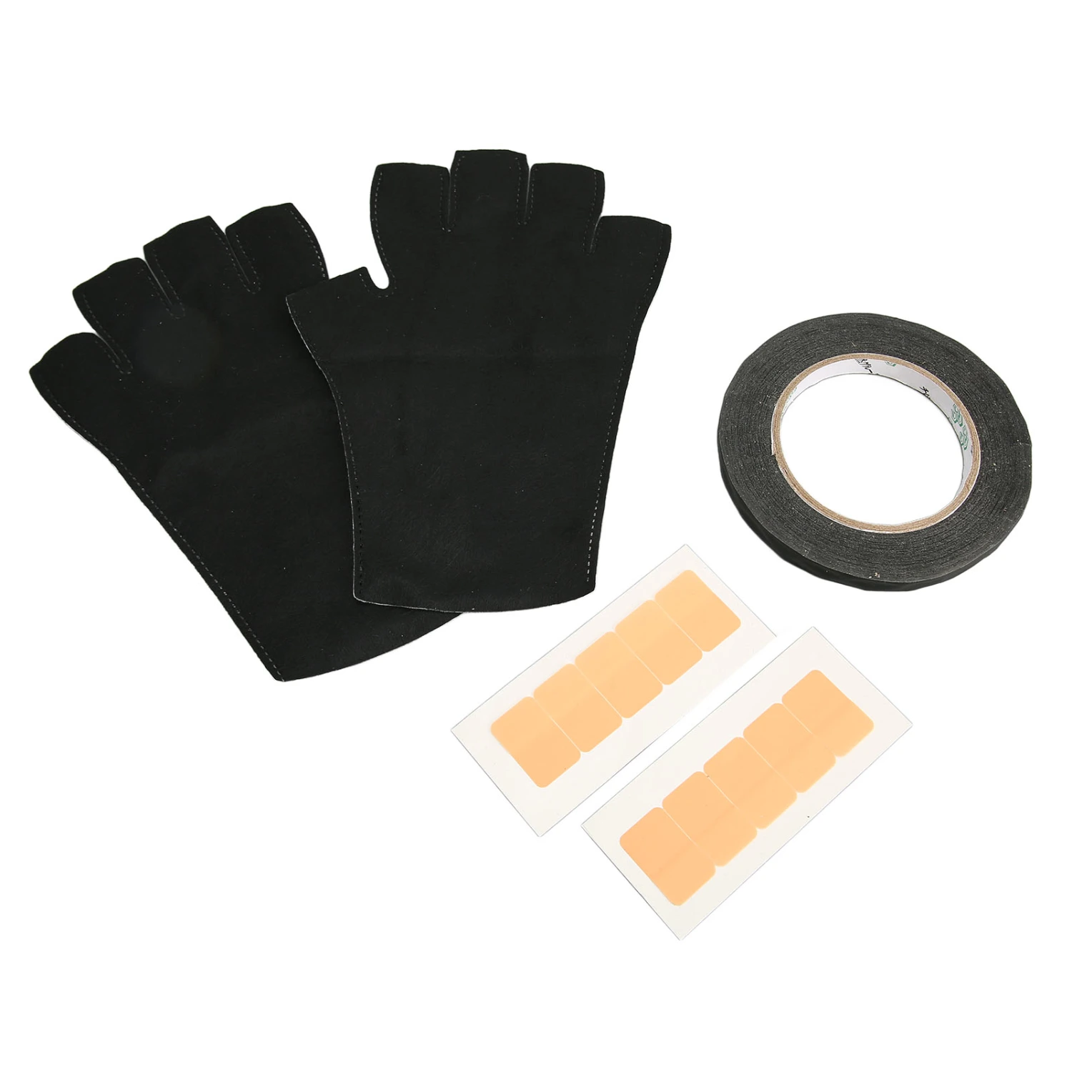 Manicure Glove Fingerless with Decals Tape Skin Care Soft Breathable Comfortable UV Shield Gloves