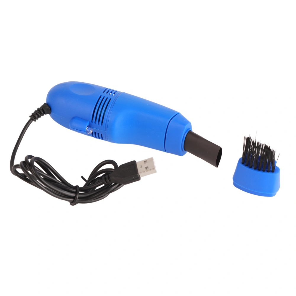 Mini Nail Dust Collector Negative Pressure Large Suction Nail Dust Vacuum Machine for Keyboard Blue