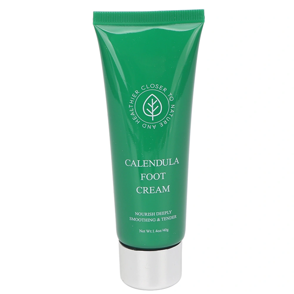 Calendula Foot Care Cream Moisturizing Hydrating Nourishing Cream for Cracked and Dry Feet 40g