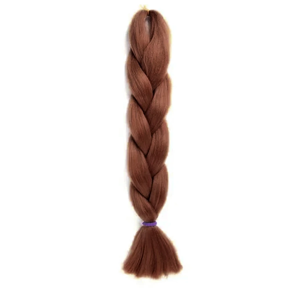 Braided Ponytail Extension High Temperature Silk 24in Soft Realistic Hair Extensions for Women Type 33