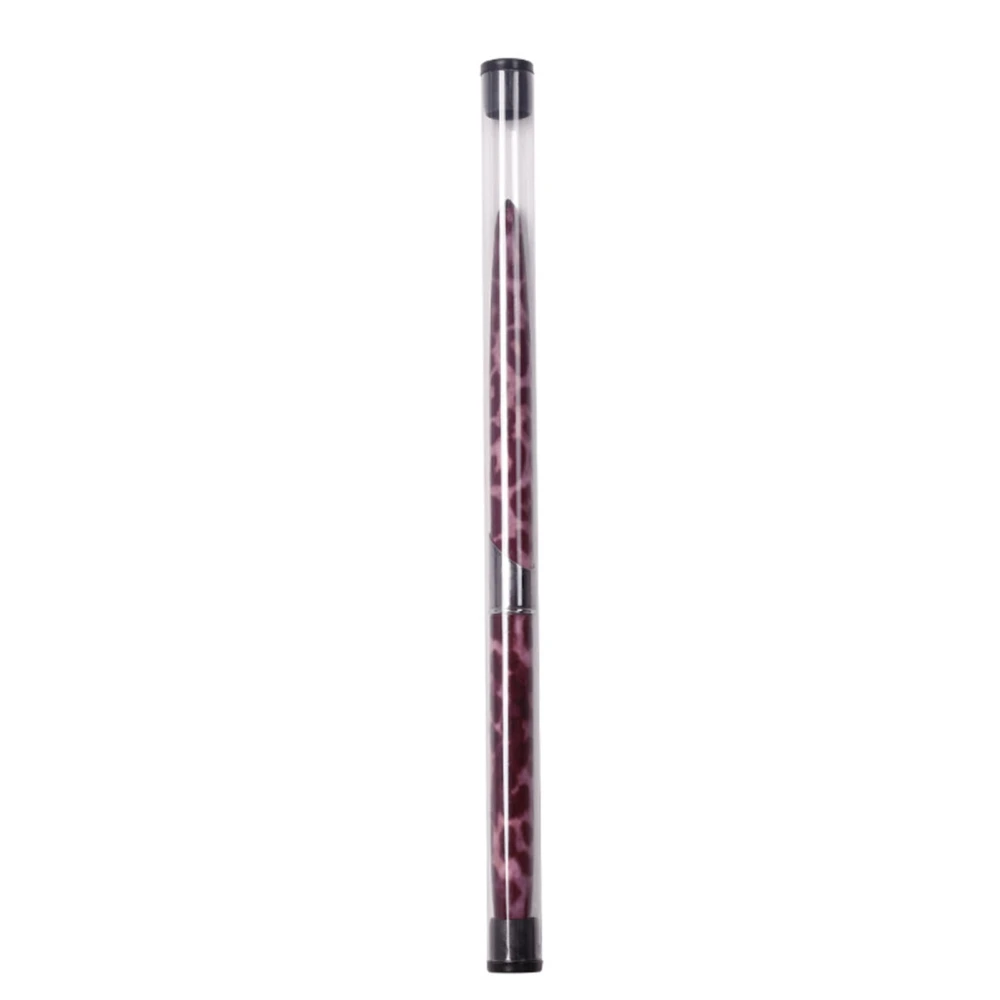 Acrylic Nail Brush Leopard Print Copper Pen Rod Stable Soft Nail Painting Drawing Brush for Salon Use