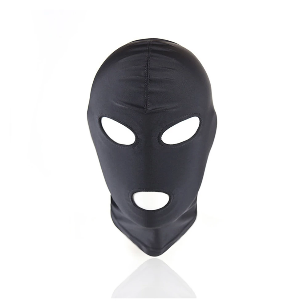 Adult Open Eyes Mouth Headgear Couple Funny Party Role Playing Game Breathable Full Cover Hood