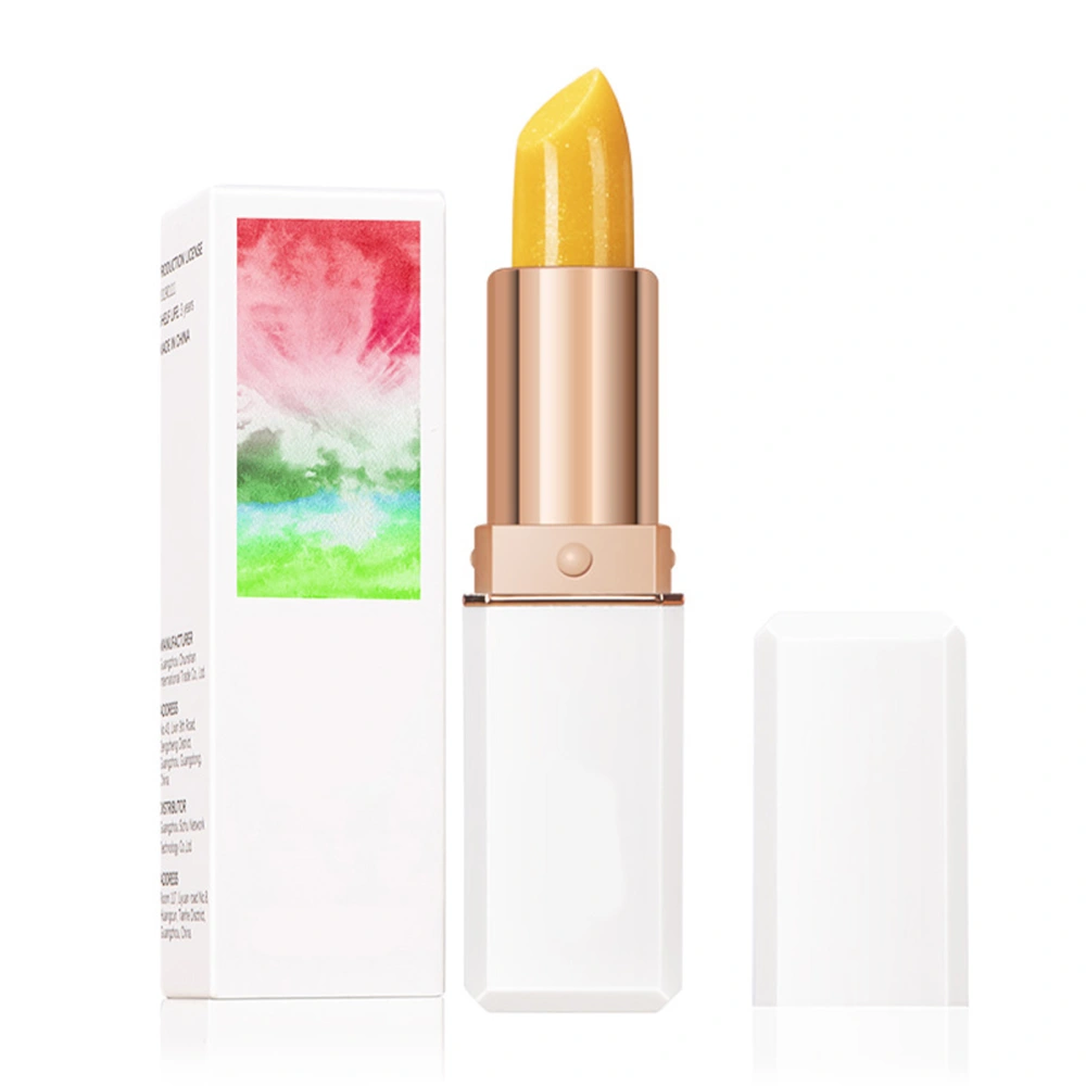 Color Changing Lipstick Fine Texture Soft Waterproof Sweatproof Small Portable Moisturizing Color Changing Lip Balm Type 2