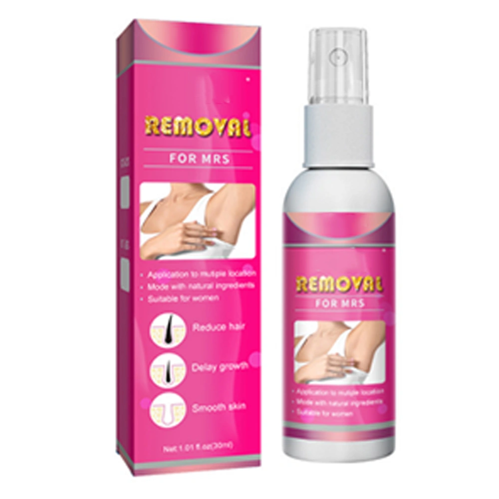 Hair Removal Spray 30ml Safe Ingredients Growth Inhibition Mild Widely Used Hair Inhibitor for Arms Legs Armpits Women Type