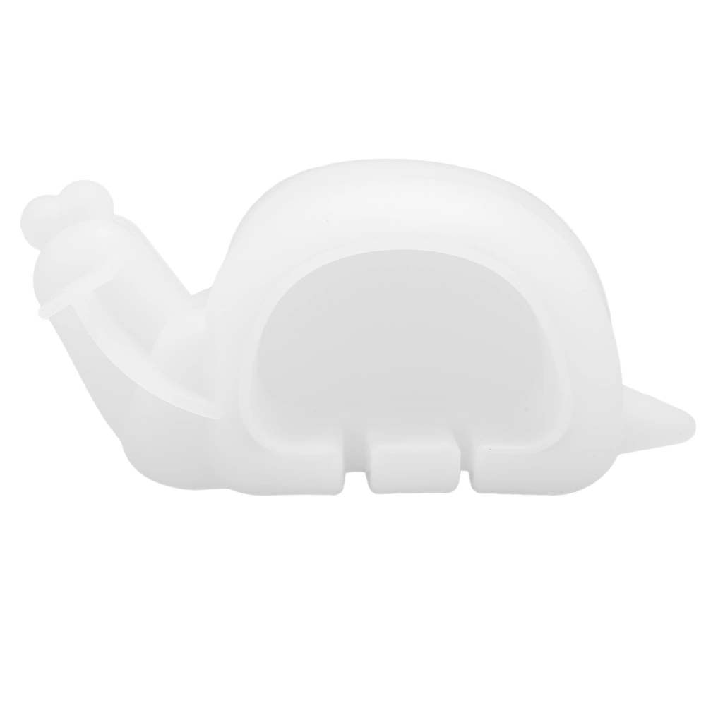 Silicone Mold DIY Making Snail Shape Reusable Flexible Easy Cleaning Durable Wearable Toothbrush Holder Resin Mold for Craft