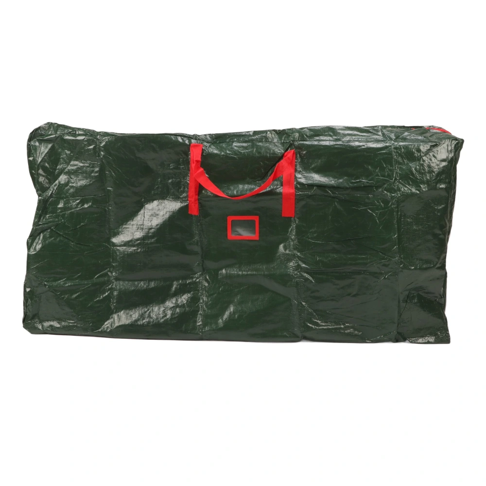 Christmas Tree Storage Bag Green Red Handle Dusproof Waterproof Reusable Storage Bag with Zip